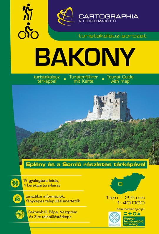 Cartographia Kiadó - BAKONY TURISTAKALAUZ - "SC"