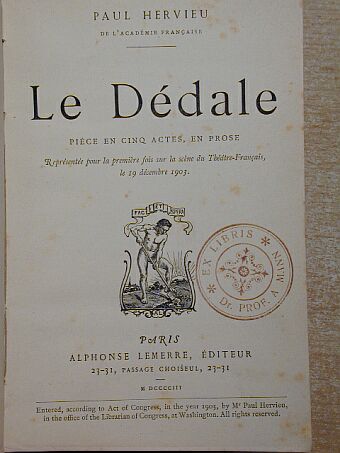 Paul Hervieu - Le Dédale [antikvár]