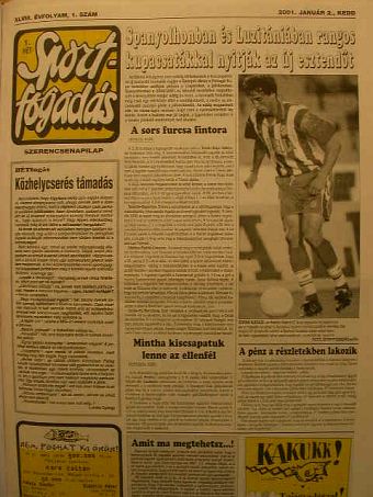 Sportfogadás 2001. január-december I-II. [antikvár]