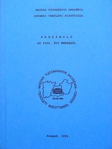 Beszámoló az 1996. évi munkáról [antikvár]