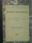 Simonyi Zsigmond - Helyes magyarság [antikvár]