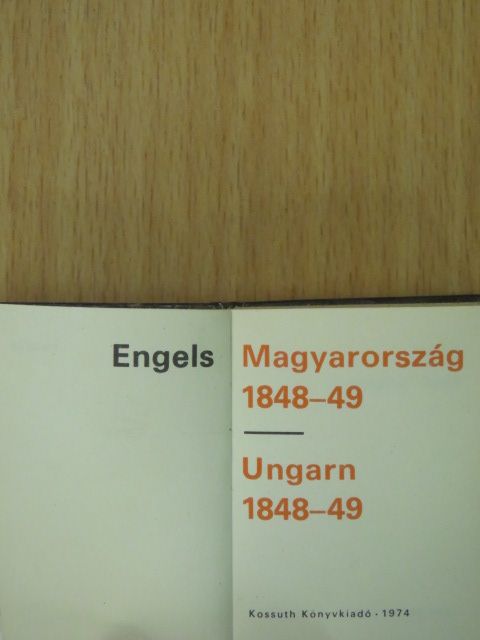 Engels - Magyarország 1848-49 (minikönyv) (számozott) [antikvár]