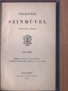 Shakspere - Shakspere szinművei I. [antikvár]
