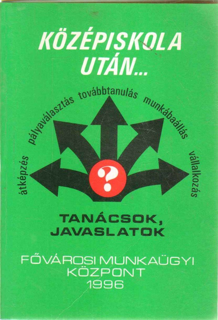 Práff Csaba, Holéczi Éva, Szabó Imre - Középiskola után... [antikvár]