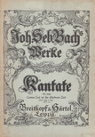 Johann Sebastian Bach - Kantate Nr. 106 [antikvár]