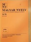 A. Molnár Ferenc - Magyar Nyelv 1996. március [antikvár]