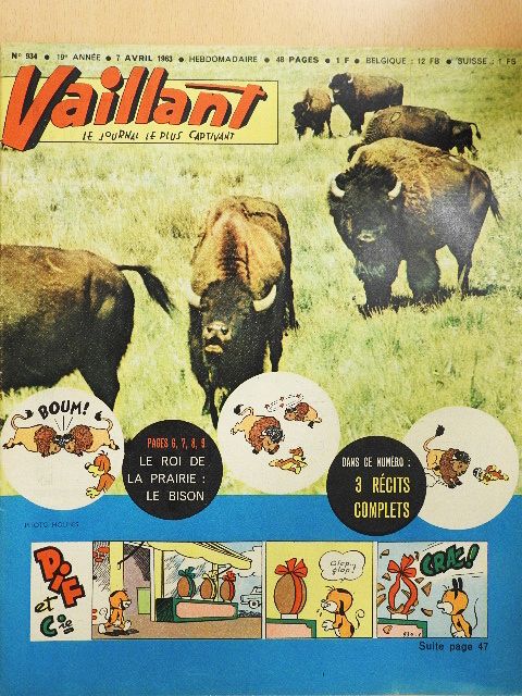 Hertel - PIF Vaillant 7. Avril 1963 [antikvár]