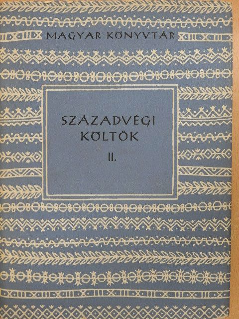 Ábrányi Emil - Századvégi költők II. [antikvár]