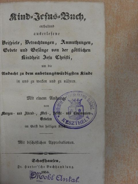 Kind-Jesus-Buch (gótbetűs) [antikvár]