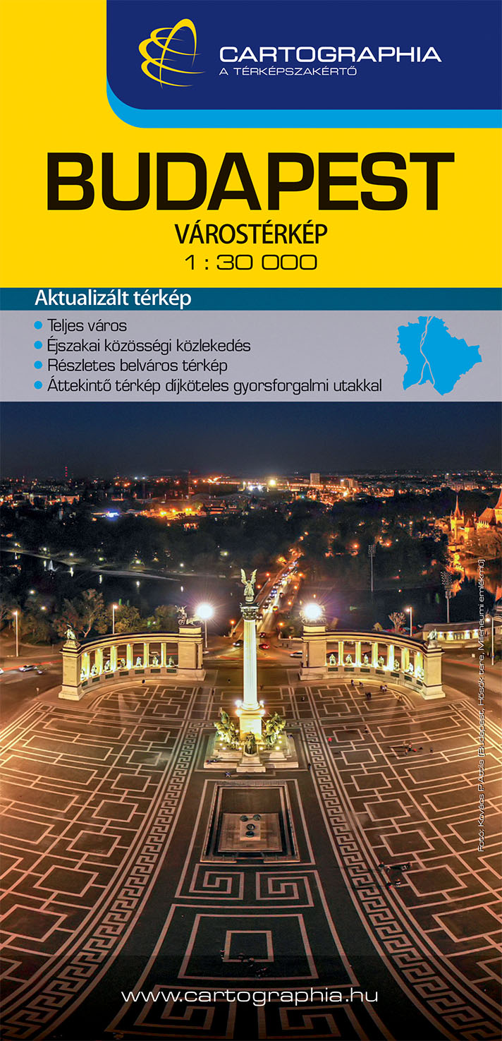 - - Budapest térkép 1:30000