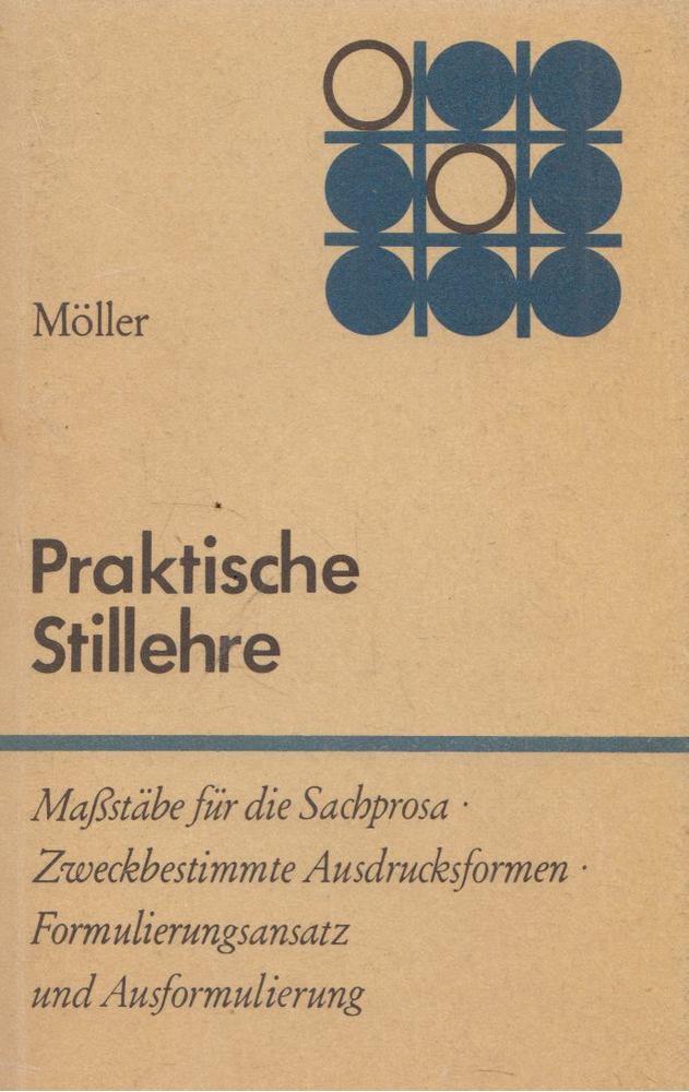 Georg Möller - Praktische Stillehre [antikvár]