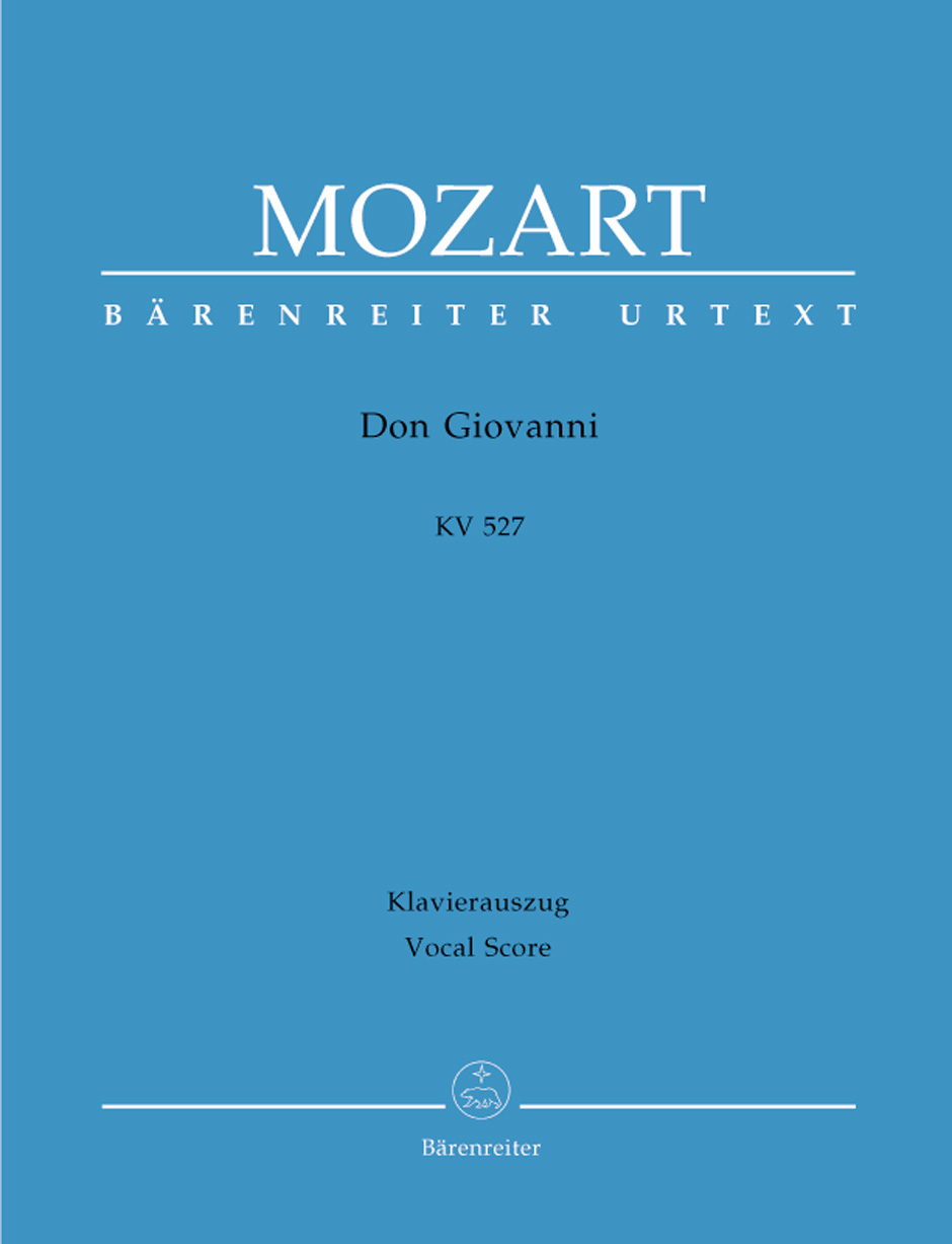 MOZART, W,A, - DON GIOVANNI KV 527 KLAVIERAUSZUG URTEXT LEINEN (KÖTÖTT)