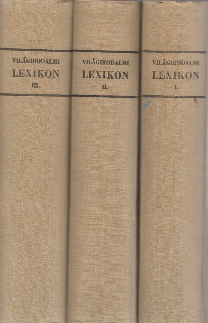 Dézsi Lajos - Világirodalmi lexikon I-III. [antikvár]