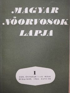Antal Albert - Magyar Nőorvosok Lapja 1966-1967. január-december [antikvár]