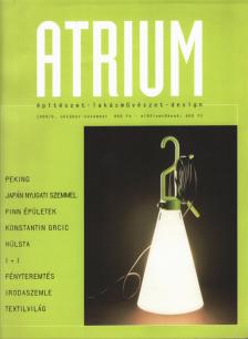 Lovas Cecília, Halasi Rita Mária - Atrium 1999/5. október-november [antikvár]