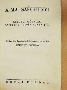 A mai Széchenyi [antikvár]