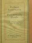 Gerhart Hauptmann - Gesammelte Werke V. (gótbetűs) [antikvár]