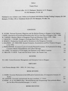 Erdős P. - Acta Oeconomica 35/1985 [antikvár]