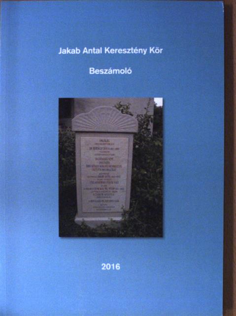 Varga Gabriella - Beszámoló 2016. [antikvár]
