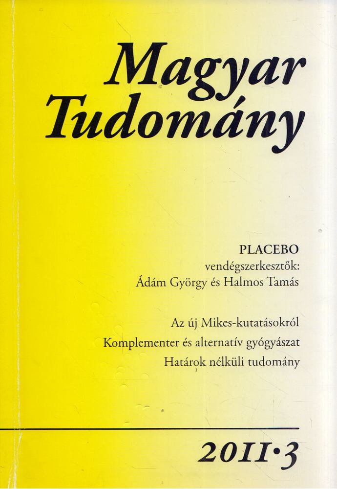 CSÁNYI VILMOS - Magyar tudomány 2011/3 [antikvár]