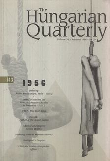 Zachár Zsófia - The Hungarian Quarterly Volume 37-Autumn 1996 [antikvár]