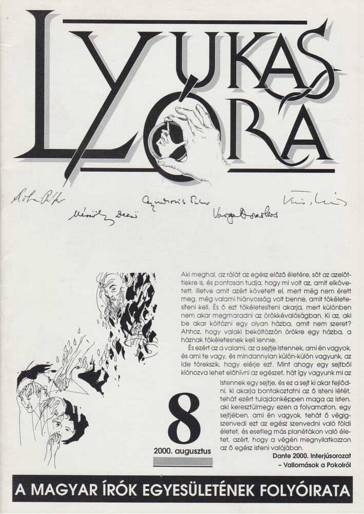 Lyukasóra 2000. IX. évfolyam 8. szám [antikvár]