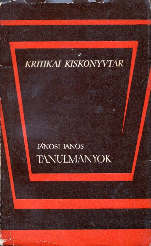Jánosi János - Tanulmányok [antikvár]