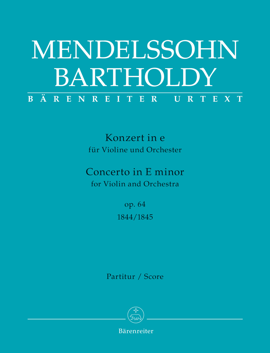 MENDELSSOHN - KONZERT IN e FÜR VIOLINE UND ORCHESTER OP.64. - FULL SCORE ( 1844/1845)