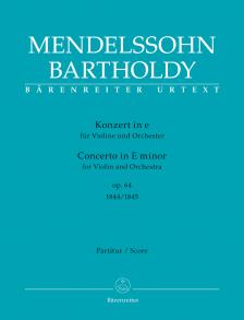 MENDELSSOHN - KONZERT IN e FÜR VIOLINE UND ORCHESTER OP.64. - FULL SCORE ( 1844/1845)