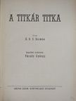 K. R. G. Browne - A titkár titka [antikvár]