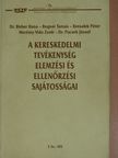 Bognár Tamás - A kereskedelmi tevékenység elemzési és ellenőrzési sajátosságai [antikvár]