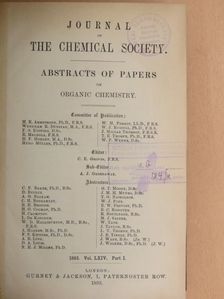 A. G. Bloxam - Journal of the Chemical Society 1893/I. [antikvár]