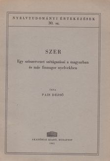 Pais Dezső - SZER [antikvár]