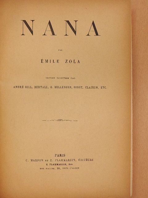Émile Zola - Nana [antikvár]