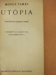 Morus Tamás - Utópia [antikvár]