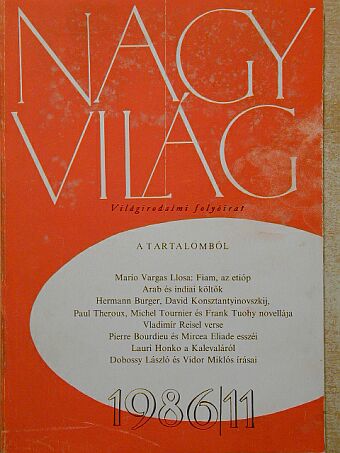 Bakcsi György - Nagyvilág 1986. november [antikvár]