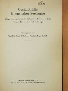 Gestaltkräfte lebensnaher Seelsorge [antikvár]