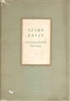 Szabó Ervin - Szabó Ervin válogatott írásai [antikvár]