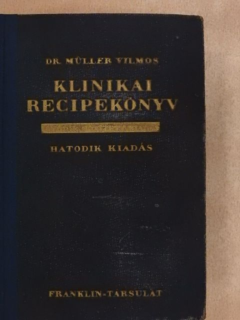 Dr. Campián Aladár - Klinikai recipekönyv II. [antikvár]