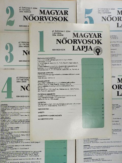 Berkő Péter - Magyar Nőorvosok Lapja 2004/1-6. [antikvár]