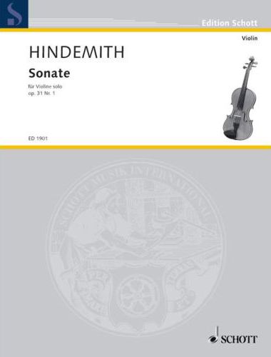 HINDEMITH - SONATE FÜR VIOLINE SOLO OP.31 NR.1