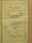 Gerhart Hauptmann - Gesammelte Werke III. (gótbetűs) [antikvár]