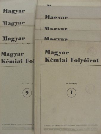 Braun Tibor - Magyar Kémiai Folyóirat 1957. január-december [antikvár]