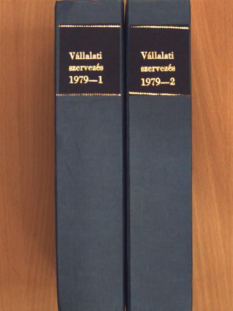 Vállalati szervezés 1979. január-december I-II. [antikvár]