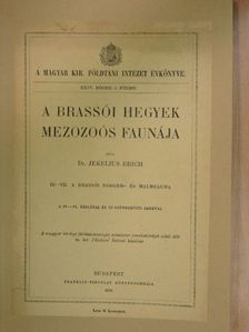 Dr. Jekelius Erich - A brassói hegyek mezozoós faunája III-VII. [antikvár]