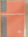 Endrődi S. - Folia Entomologica Hungarica 1978. [antikvár]