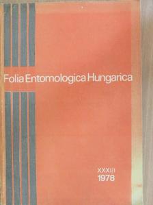 Endrődi S. - Folia Entomologica Hungarica 1978. [antikvár]