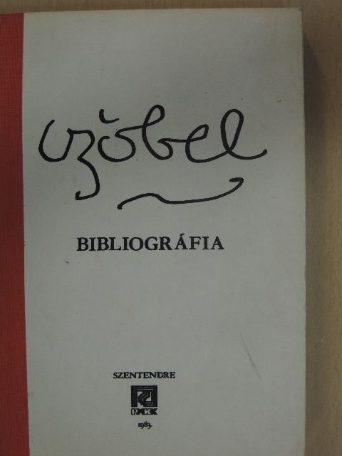 Dr. Sin Edit - Czóbel bibliográfia [antikvár]
