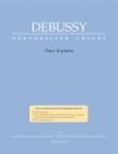 DEBUSSY - POUR LE PIANO URTEXT (REGINA BACK/FREDERIK PALME)
