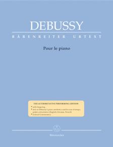 DEBUSSY - POUR LE PIANO URTEXT (REGINA BACK/FREDERIK PALME)
